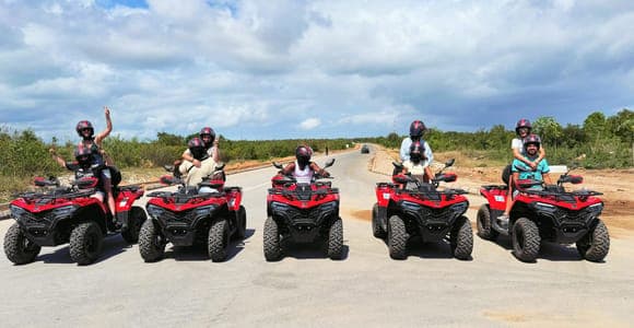 Quad biking from Kendwa or Nungwi