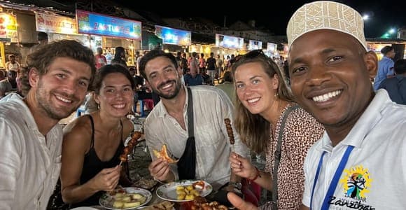 Stone Town street food walk, Darajani to Forodhani