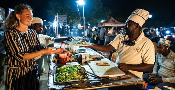 Stone Town street food walk with hotel transfer